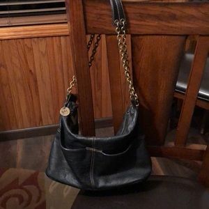 The SAK Black Leather Handbag